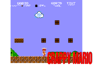Crappy Mario (SMB1 Hack) [a1] Cover